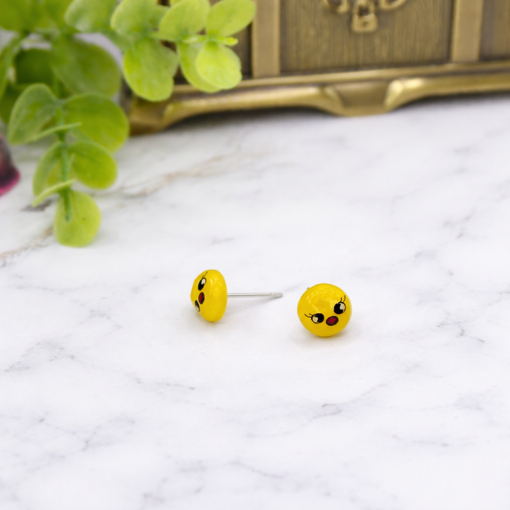 Yellow Chick Easter Post Doll Earrings • 18 Inch Fashion Doll Jewelry