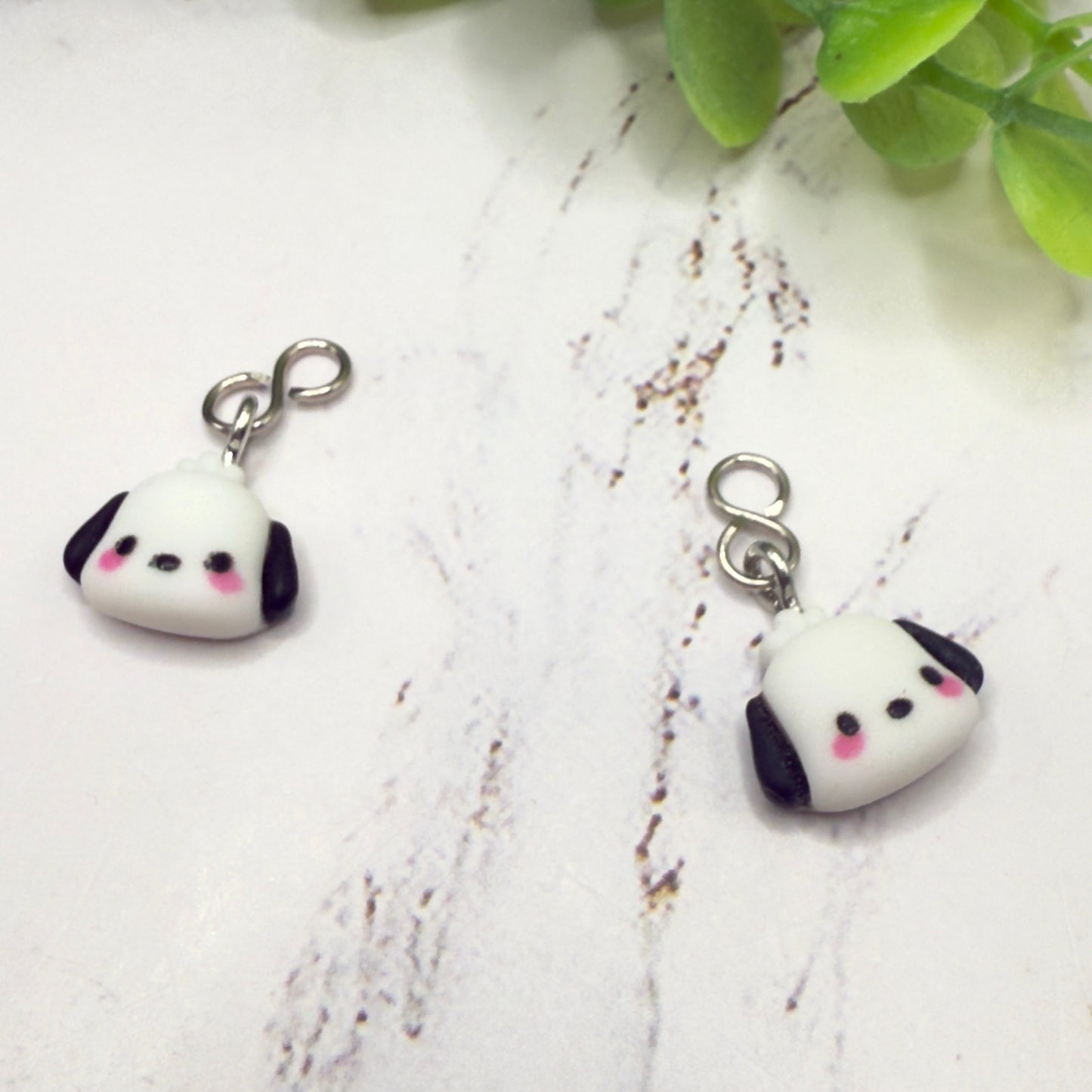 Kuromi Sanrio Dog Charm Doll Earring DANGLE ONLY • 18” Fashion Doll Jewelry