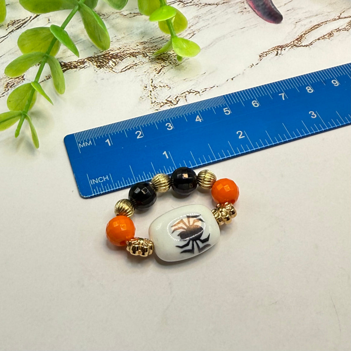Halloween Spider Necklace and Stretch Bracelet Set | for 18 Inch Fashion Doll
