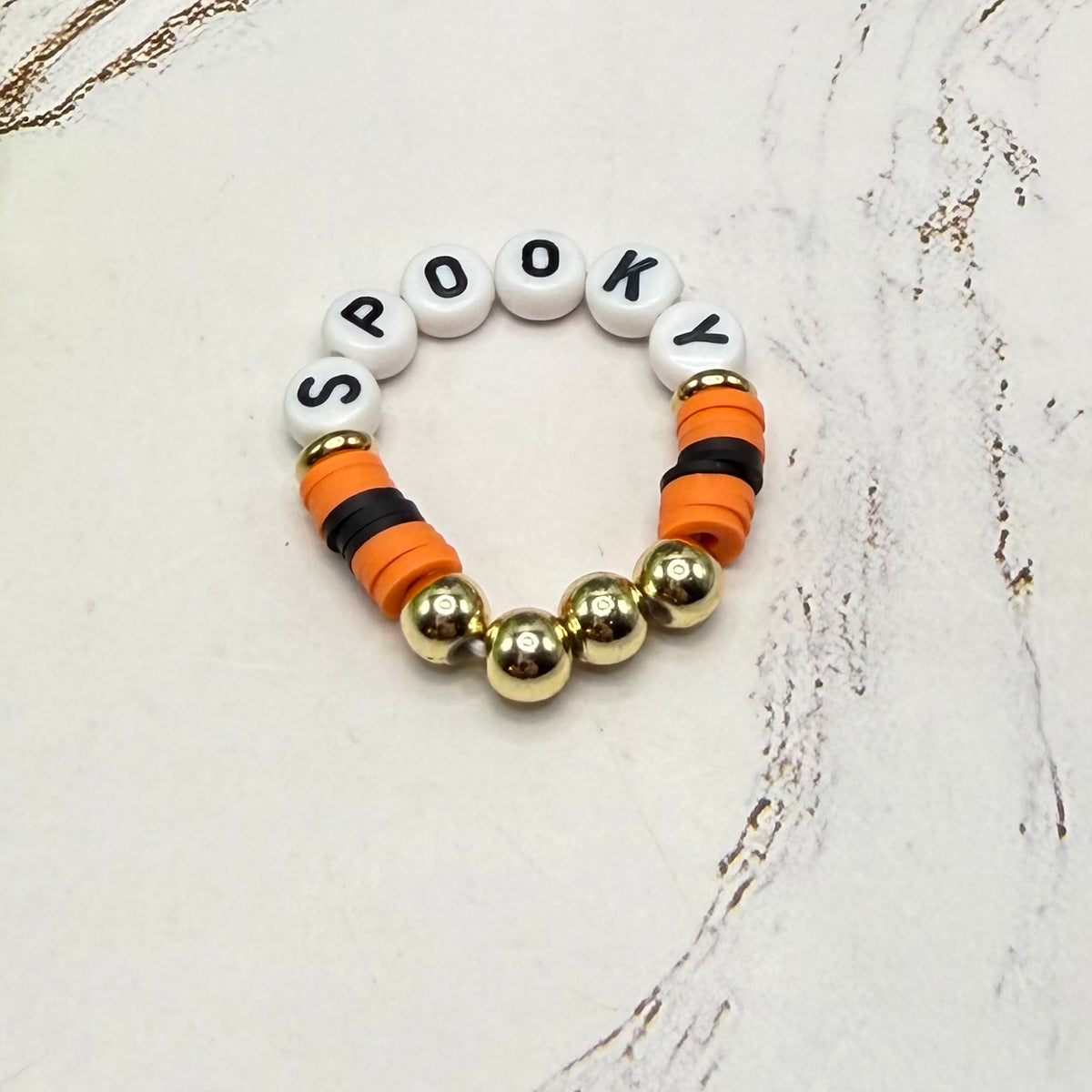 Spooky Halloween Beaded Stretch Bracelet | for 18 Inch Fashion Doll