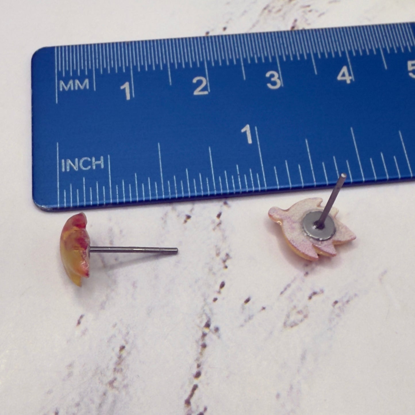 Fall Autumn Leaves Leaf Post Doll Earrings  • 18 Inch Fashion Doll Jewelry