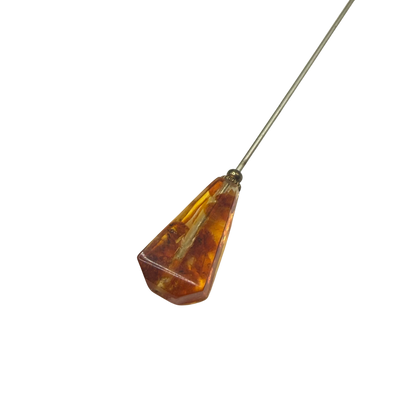 ✨ Handmade Vintage-Inspired Hatpin | Stick Pin | Hat Accessory | Sweater & Hijab Pin | Decorative Jewelry Gift for Her ✨

Victorian-Style Acrylic Faceted Amber-Colored Elongated Diamond Prism Shaped Translucent Hatpin - 6 Inch