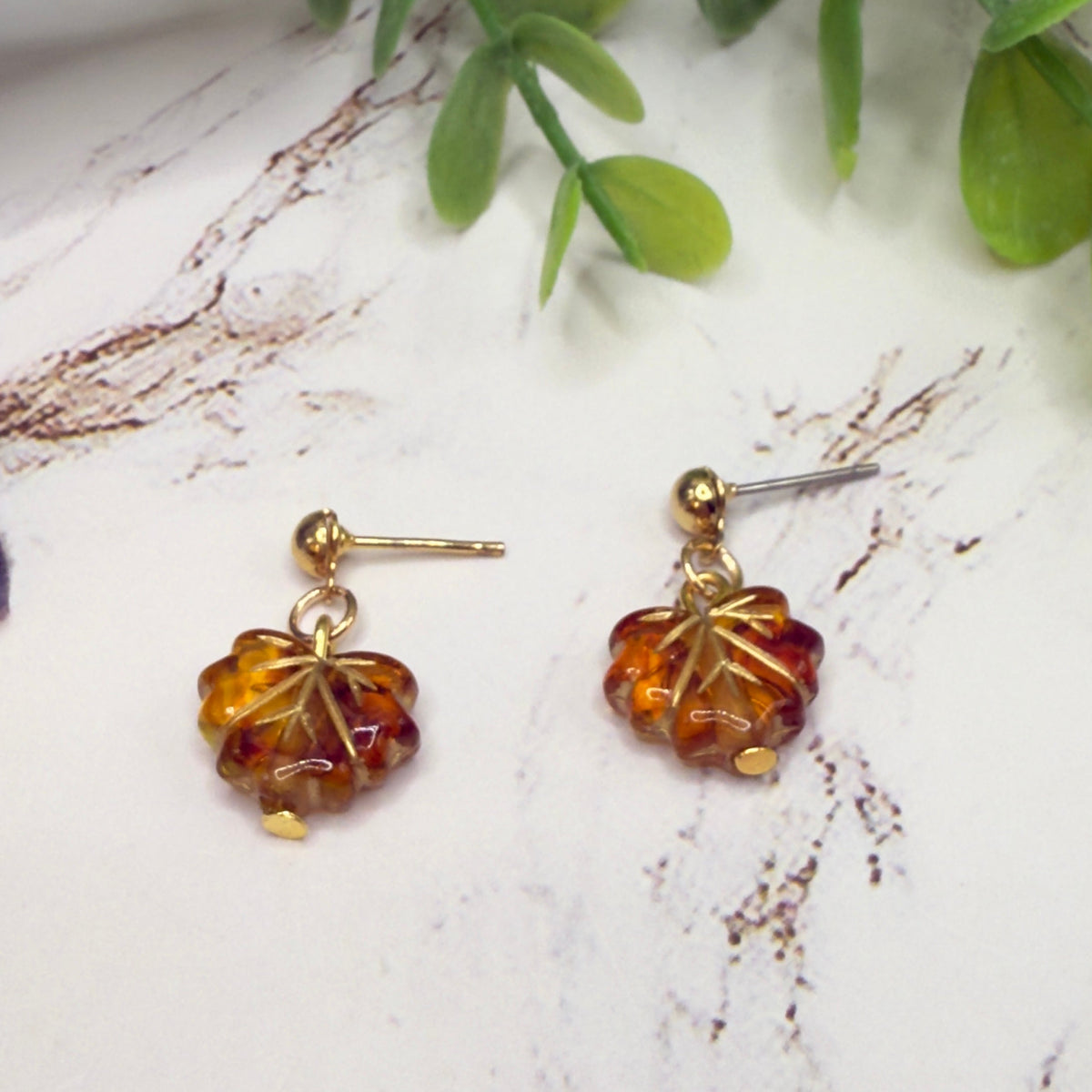 ✨Handmade Doll Jewelry Designed to Fit popular 18 Inch Fashion Dolls: add a “Festive Fall 🍁” stylish touch to your favorite doll!✨

Autumn Fall Leaf Dangle Post Doll Earrings
