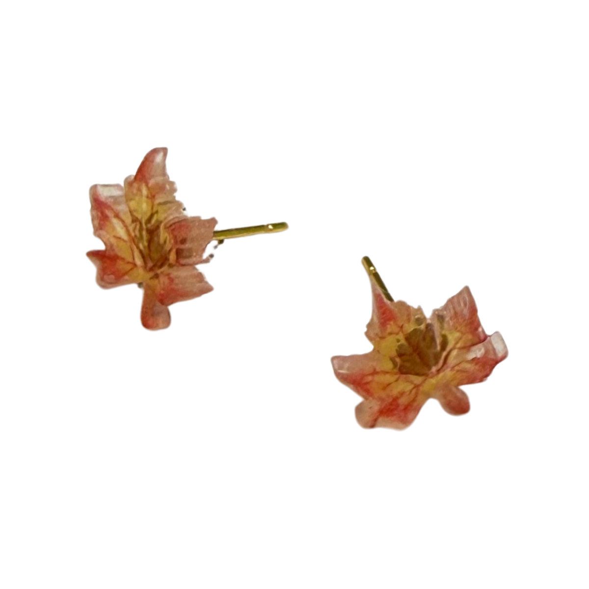 ✨Handmade Doll Jewelry Designed to Fit popular 18 Inch Fashion Dolls: add a “Festive Fall 🍁” stylish touch to your favorite doll!✨

Autumn Fall Maple Leaf Doll Earrings. 
