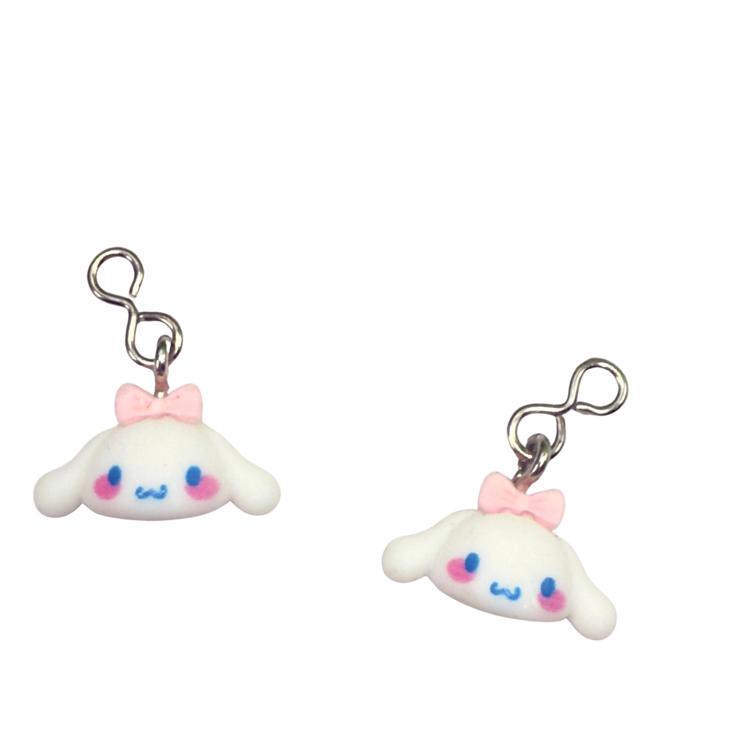 Cinnamoroll Sanrio Bunny Charm Doll Earring DANGLE ONLY • 18” Fashion Doll Jewelry