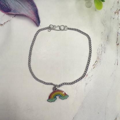 Rainbow Charm Doll Necklace • 18 Inch Fashion Doll Jewelry