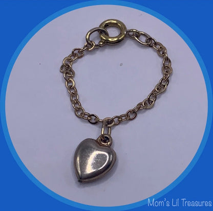 Gold Heart Charm Doll Necklace • 10-12” Doll Jewelry • for Rainbow High Bratz