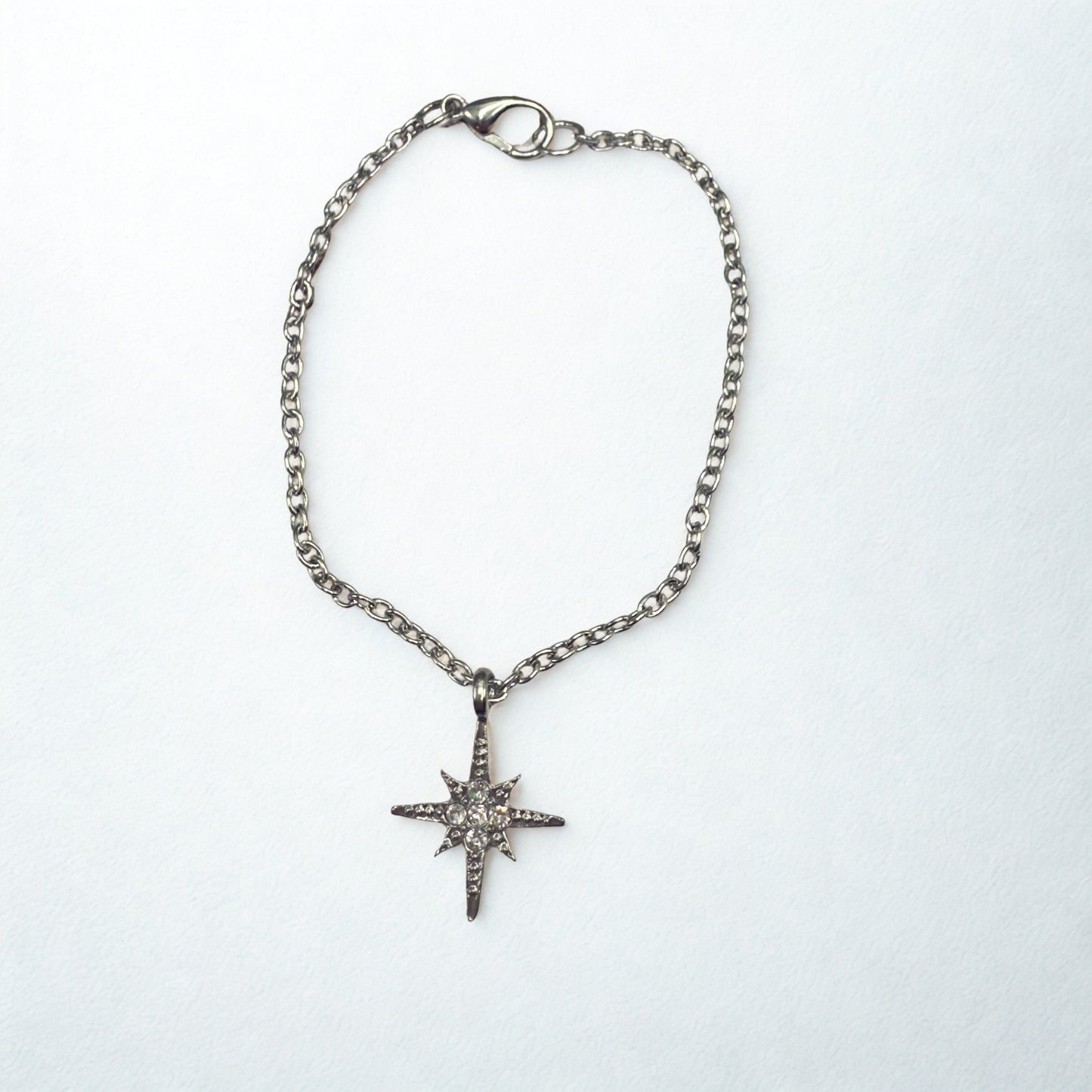 Silver Starburst Charm Doll Necklace • 18 Inch Fashion Doll Jewelry