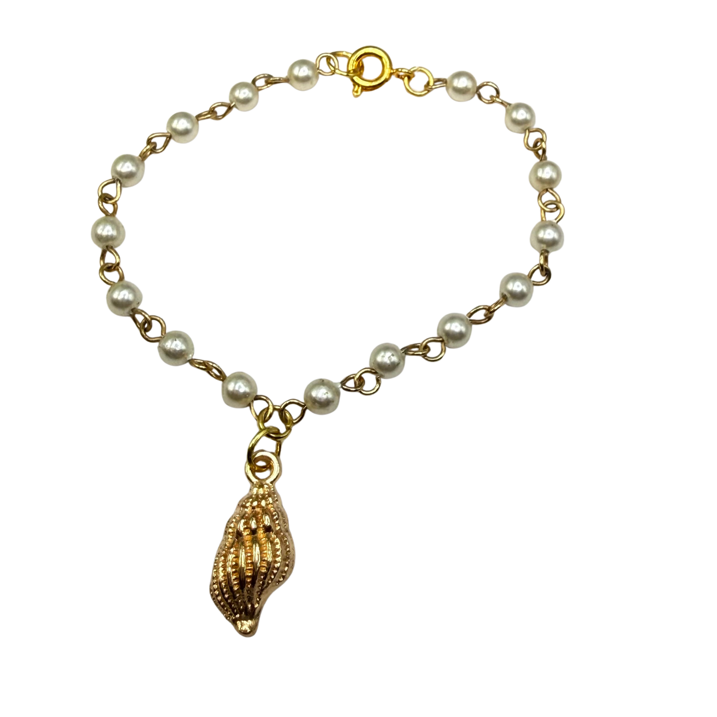 ✨Handmade Doll Jewelry Designed to Fit popular 18 Inch Fashion Dolls: add a little “Summer Fun ☀️ Beachy Style 🏝️” to your favorite doll!✨

Gold Beach Style Conch Shell Charm Pearl Beaded Doll Necklace
