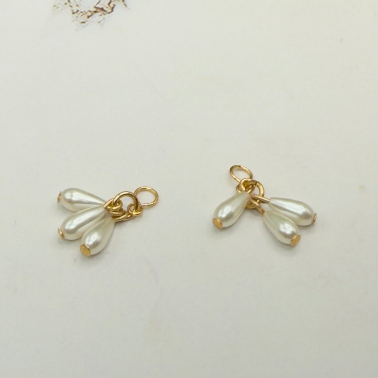 Teardrop Pearl Drop Doll Earring DANGLE ONLY • 18 Inch Fashion Doll Jewelry
