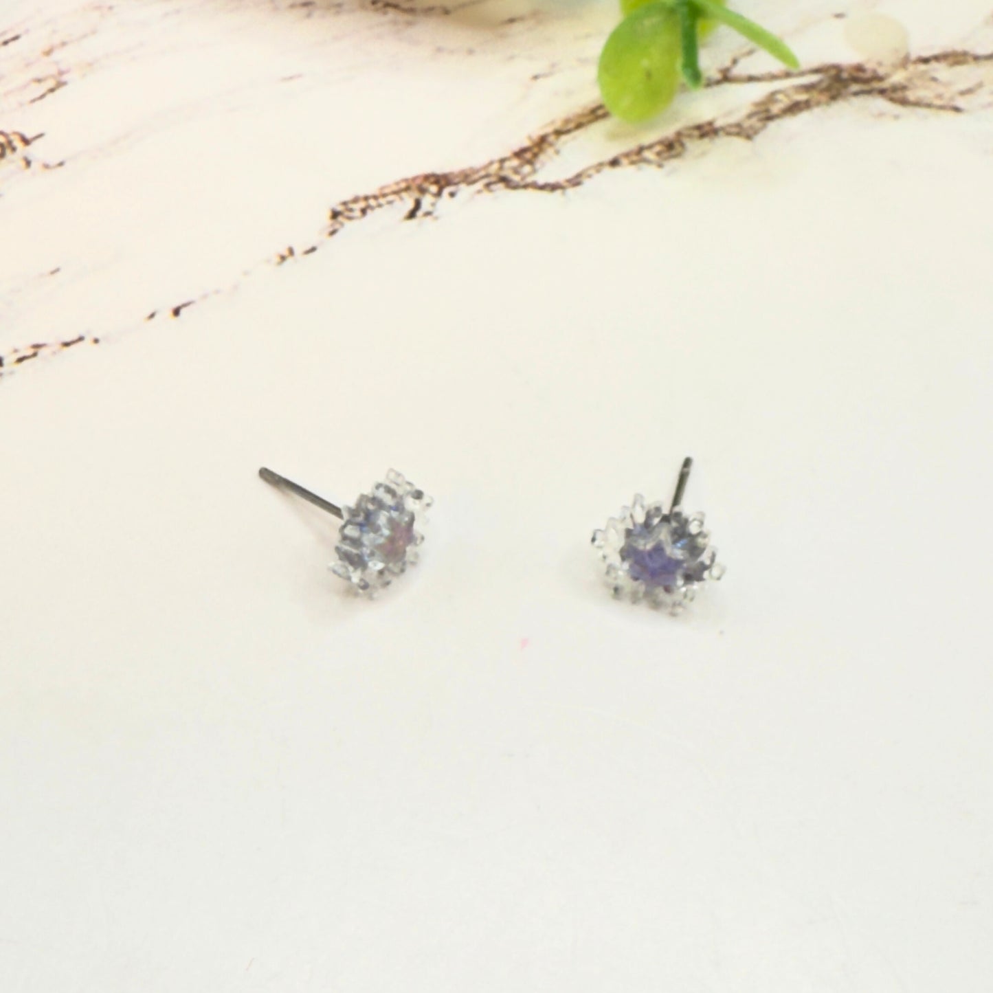 Sparkly Snowflake Post Doll Earrings • 18 Inch Fashion Doll Jewelry