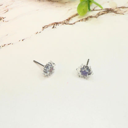 Sparkly Snowflake Post Doll Earrings • 18 Inch Fashion Doll Jewelry