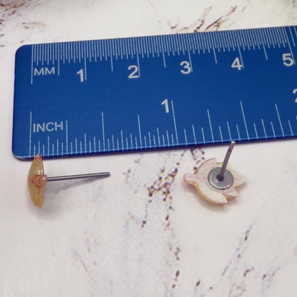 Fall Autumn Leaves Leaf Post Doll Earrings  • 18 Inch Fashion Doll Jewelry