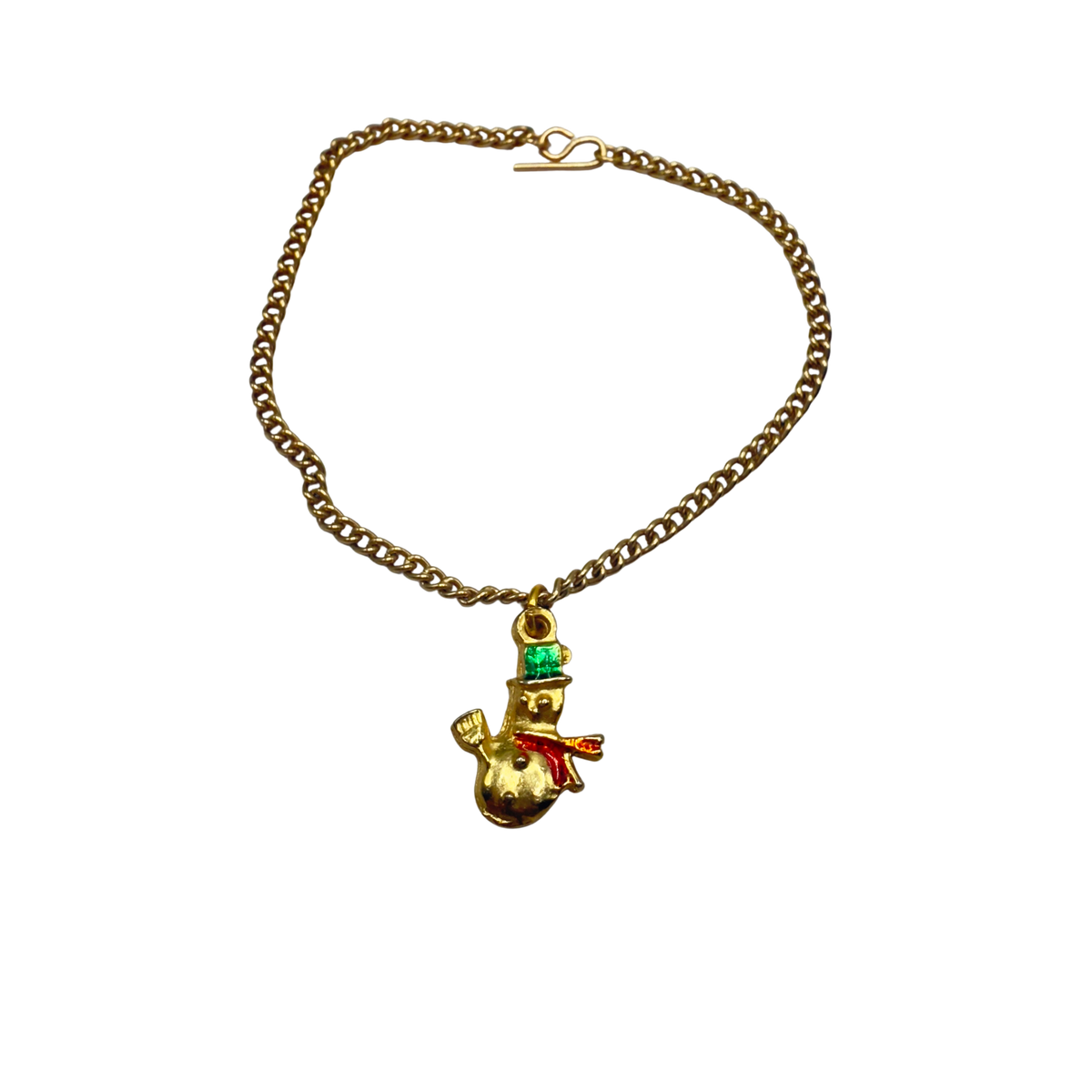 ✨Handmade Doll Jewelry Designed to Fit popular 18 Inch Fashion Dolls: add jolly “Christmas Holiday🎄” style to your favorite doll!✨

Christmas Snowman Gold Charm Doll Necklace