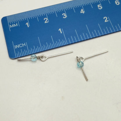 Light Blue Crystal Silver Dangle Wrap Layer Style Doll Necklace / Belt & Earrings • 10-12 Inch Fashion Doll Jewelry 1:6