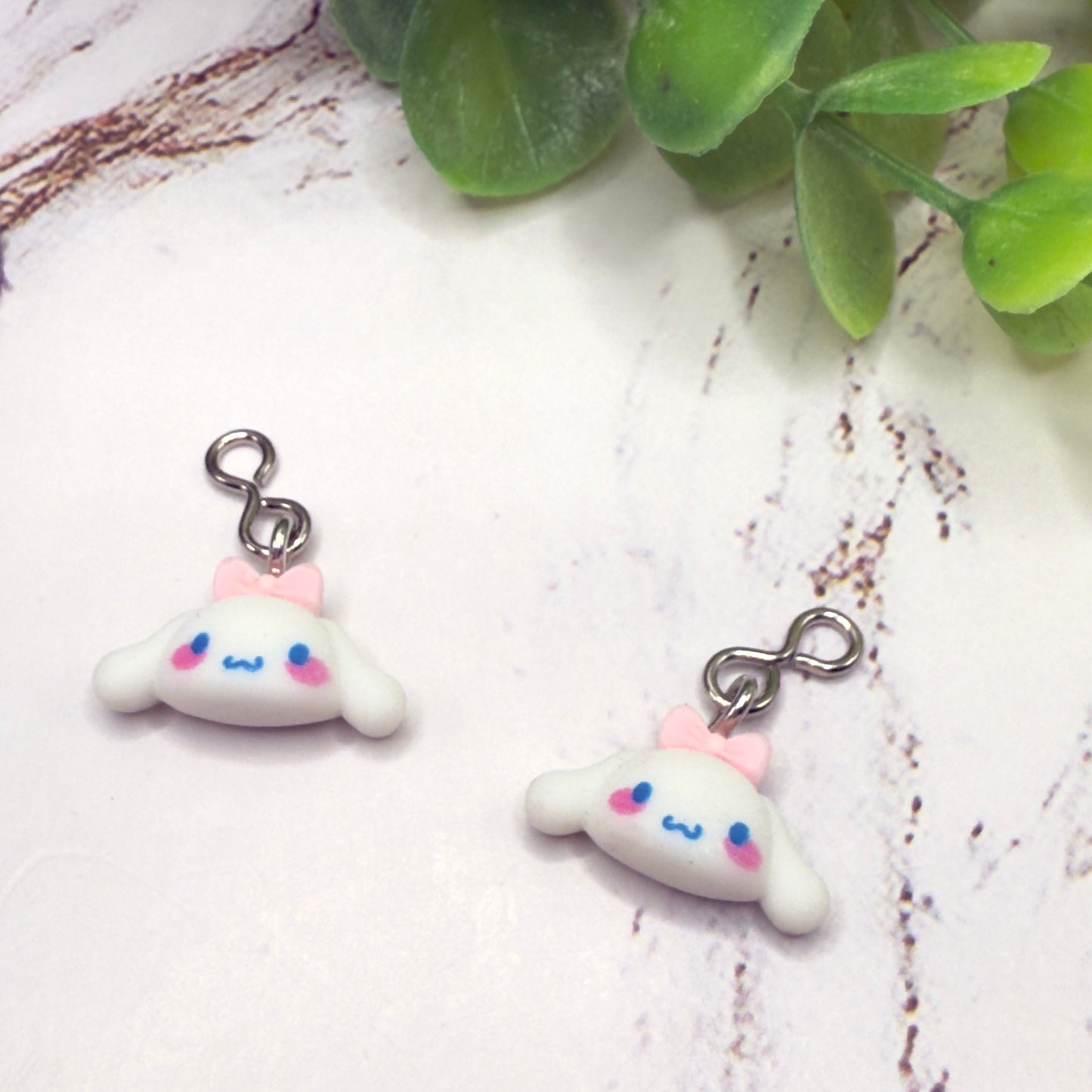 Cinnamoroll Sanrio Bunny Charm Doll Earring DANGLE ONLY • 18” Fashion Doll Jewelry