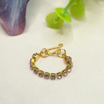 Pink Rhinestone Choker Doll Necklace • 10-12” 1:6 Fashion Doll Jewelry
