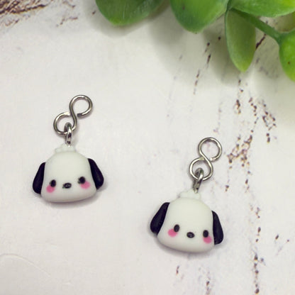Kuromi Sanrio Dog Charm Doll Earring DANGLE ONLY • 18” Fashion Doll Jewelry