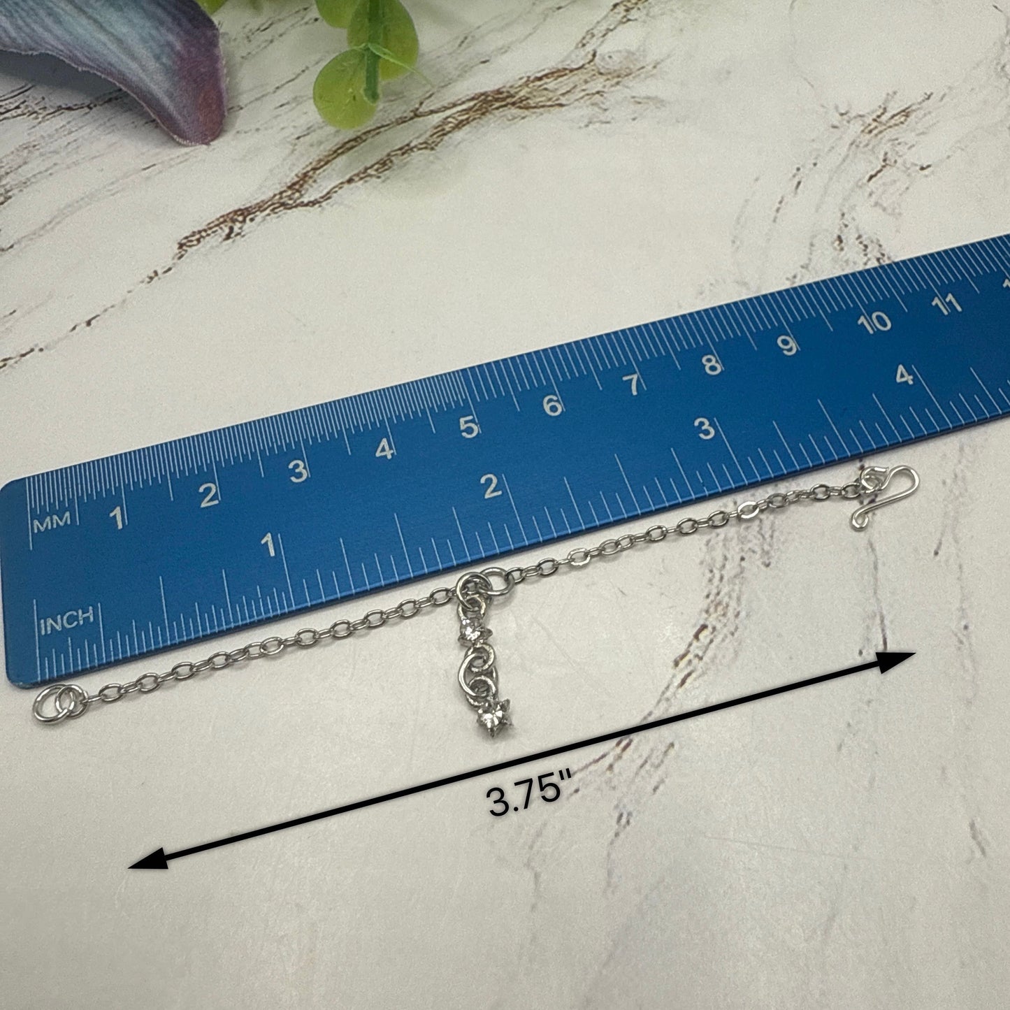 Clear Star Rhinestone Silver Dangle Doll Necklace & Earrings • 16 Inch Fashion Doll Jewelry