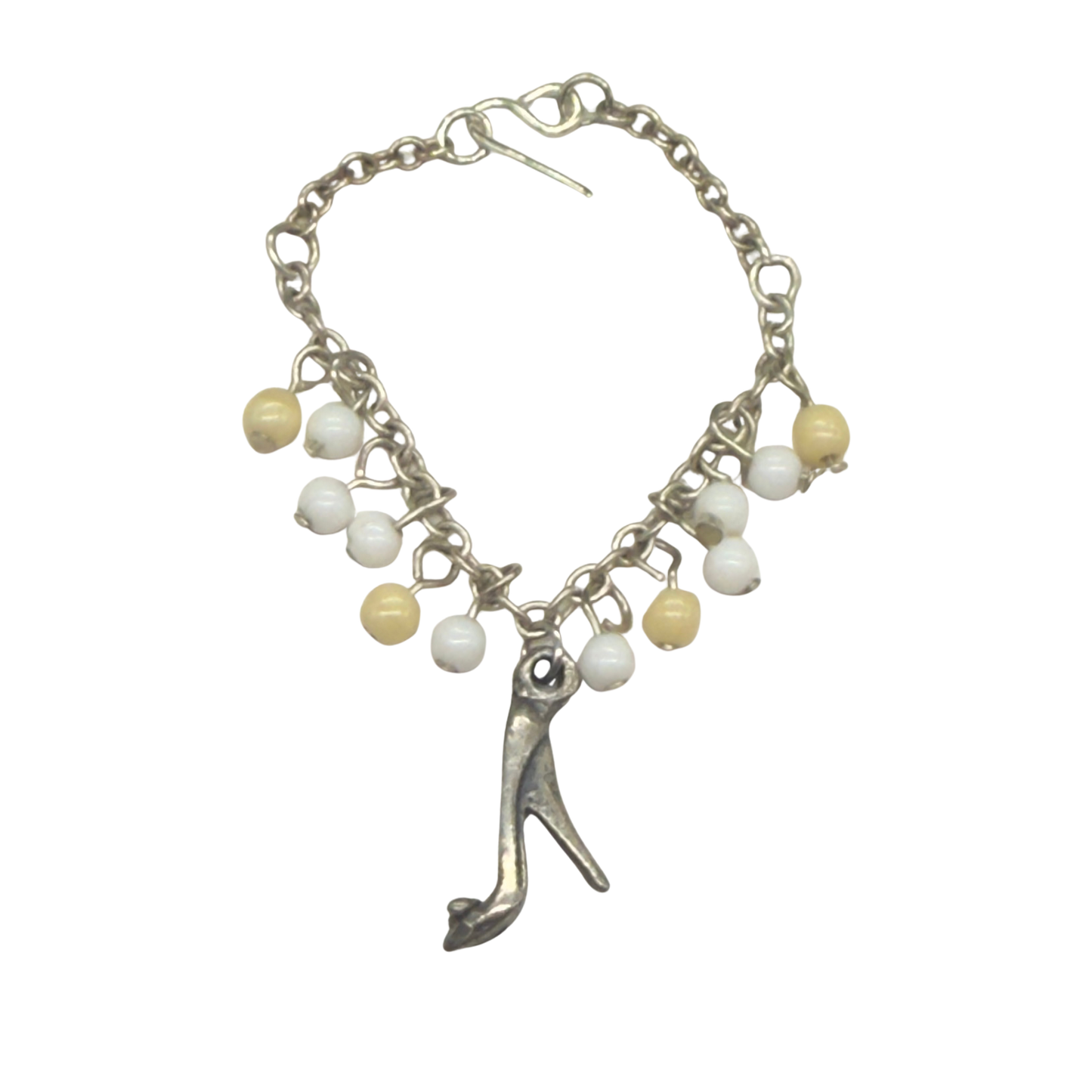 High Heel Pump Pendant Beaded Dangle Doll Necklace • 16 Inch Fashion Doll Jewelry