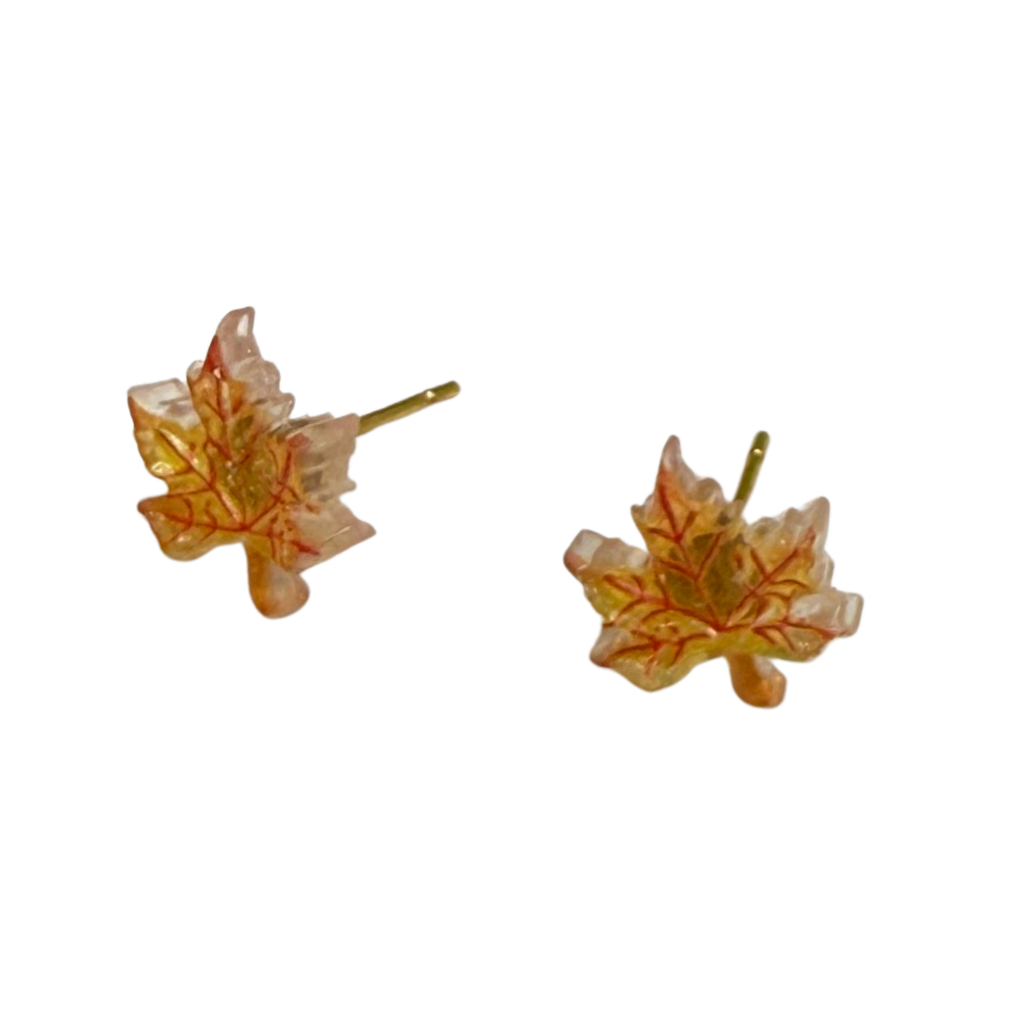 Autumn Fall Maple Leaf Doll Earrings • 18 Inch Fashion Doll Jewelry