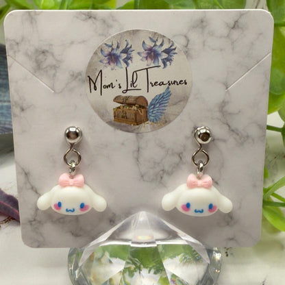 Cinnamoroll Sanrio Bunny Charm Doll Earring DANGLE ONLY • 18” Fashion Doll Jewelry