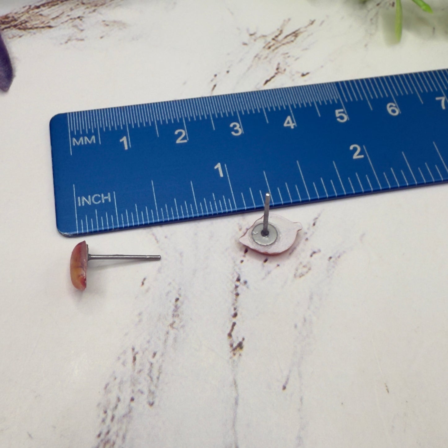 Fall Autumn Leaves Leaf Post Doll Earrings  • 18 Inch Fashion Doll Jewelry