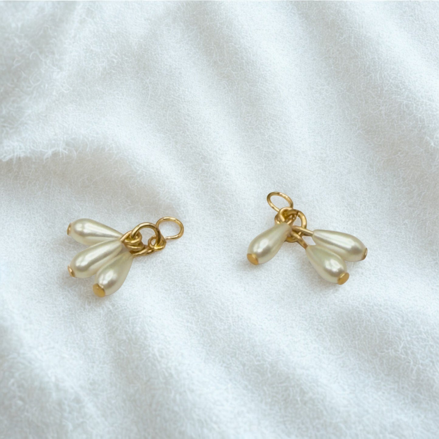 Teardrop Pearl Drop Doll Earring DANGLE ONLY • 18 Inch Fashion Doll Jewelry