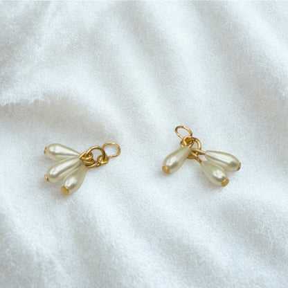 Teardrop Pearl Drop Doll Earring DANGLE ONLY • 18 Inch Fashion Doll Jewelry
