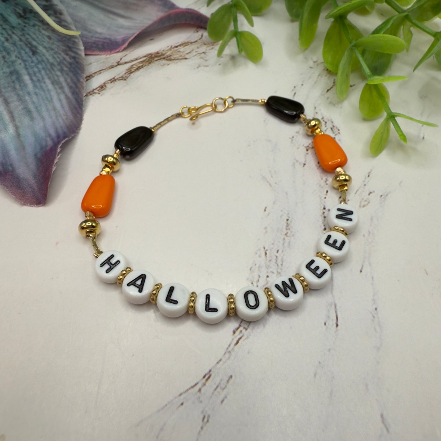 Halloween Acrylic Beaded Doll Necklace • 18 Inch Fashion Doll Jewelry