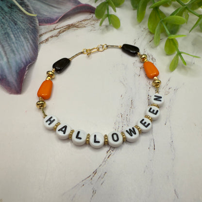 Halloween Acrylic Beaded Doll Necklace • 18 Inch Fashion Doll Jewelry