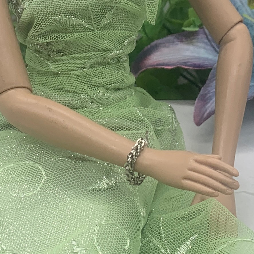 Silver Chain Doll Bracelet •16 Inch Fashion Doll Jewelry