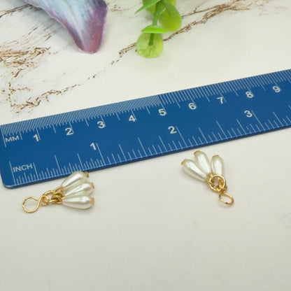 Teardrop Pearl Drop Doll Earring DANGLE ONLY • 18 Inch Fashion Doll Jewelry