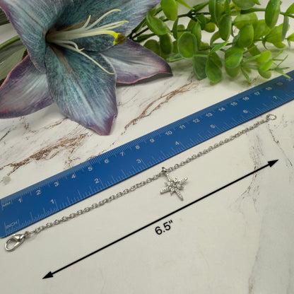 Silver Starburst Charm Doll Necklace • 18 Inch Fashion Doll Jewelry