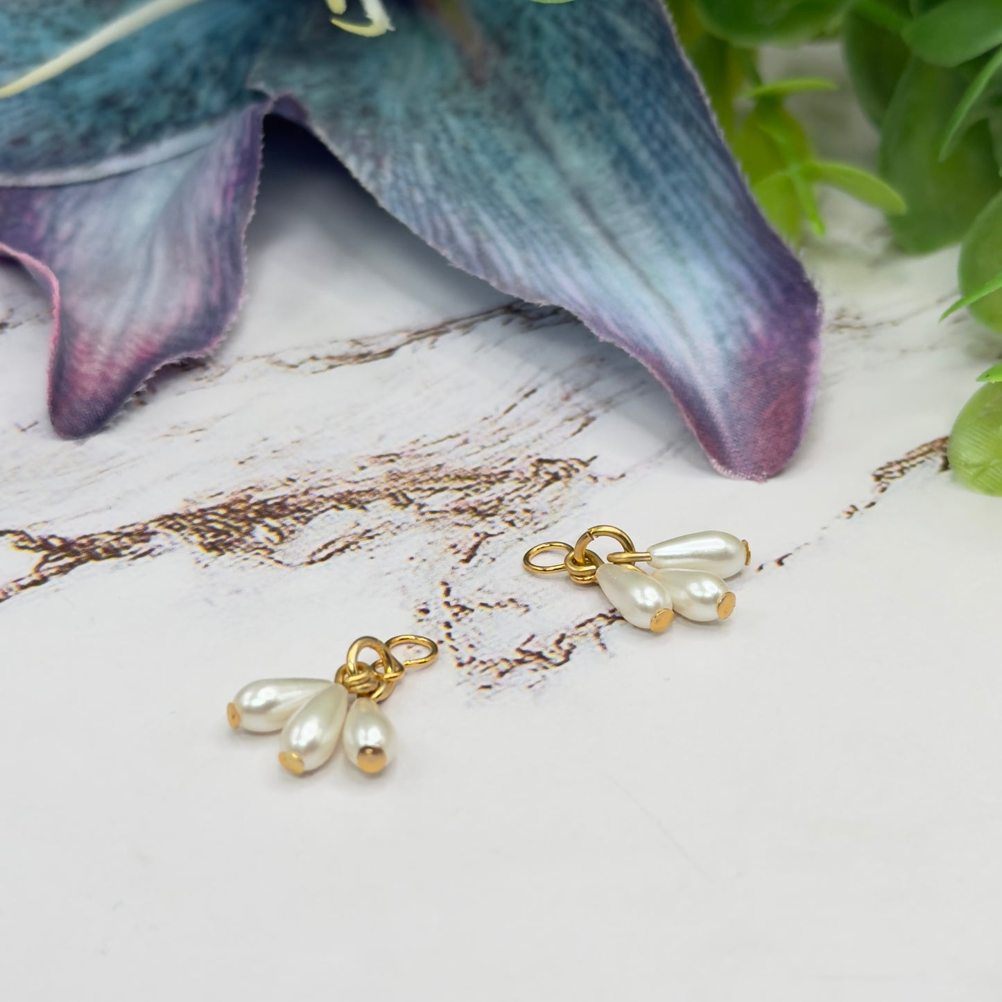 Teardrop Pearl Drop Doll Earring DANGLE ONLY • 18 Inch Fashion Doll Jewelry