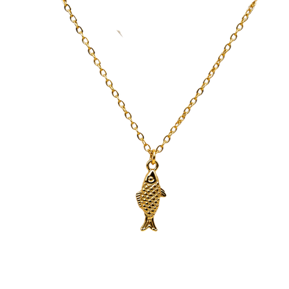 ✨ Handmade Doll Jewelry Designed to Fit popular 18 Inch Fashion Dolls: add a stylish touch to your favorite doll ✨

Fish Charm Gold Chain Doll Necklace