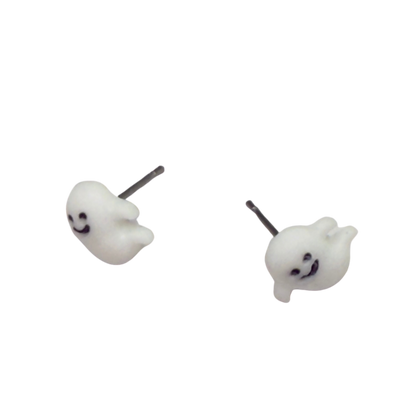 Handmade Doll Jewelry Designed to Fit popular 18 Inch Fashion Dolls: add some “Spooky Halloween 🎃” style to your favorite doll! Ghost Halloween Post Doll Earrings