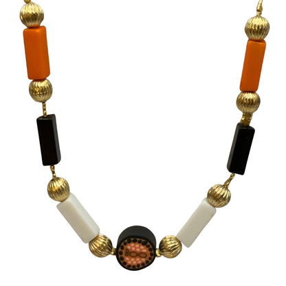 Halloween Boo Choker Acrylic Beaded Doll Necklace • 18 Inching Fashion Doll Jewelry
