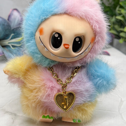 ✨Handmade Jewelry Designed to fit popular 17 to 20 cm (6 to 7 inch) Plushie Labubu Monster Dolls: add a stylish touch to your favorite plushie! ✨

Initial J Gold Heart Pendant Necklace