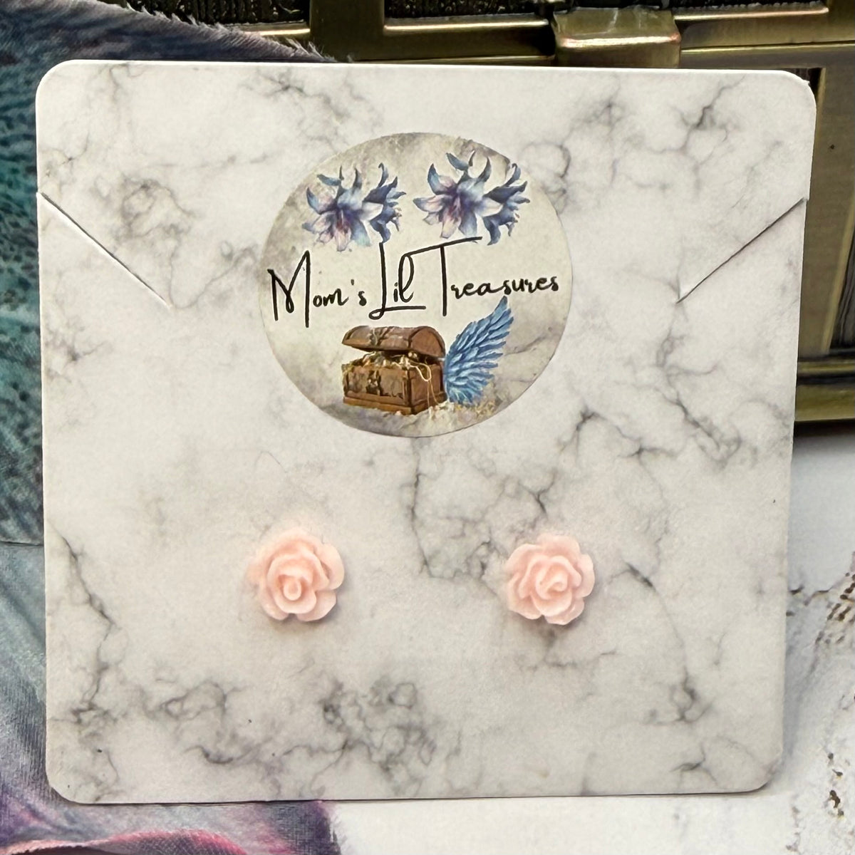 ✨ Handmade Doll Jewelry Designed to Fit popular 18 Inch Fashion Dolls: add a stylish touch to your favorite doll ✨

Light Beige Pink Rose Flower Post Doll Earrings

