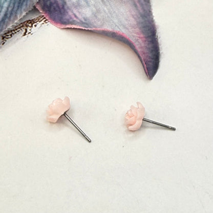 ✨ Handmade Doll Jewelry Designed to Fit popular 18 Inch Fashion Dolls: add a stylish touch to your favorite doll ✨

Light Beige Pink Rose Flower Post Doll Earrings
