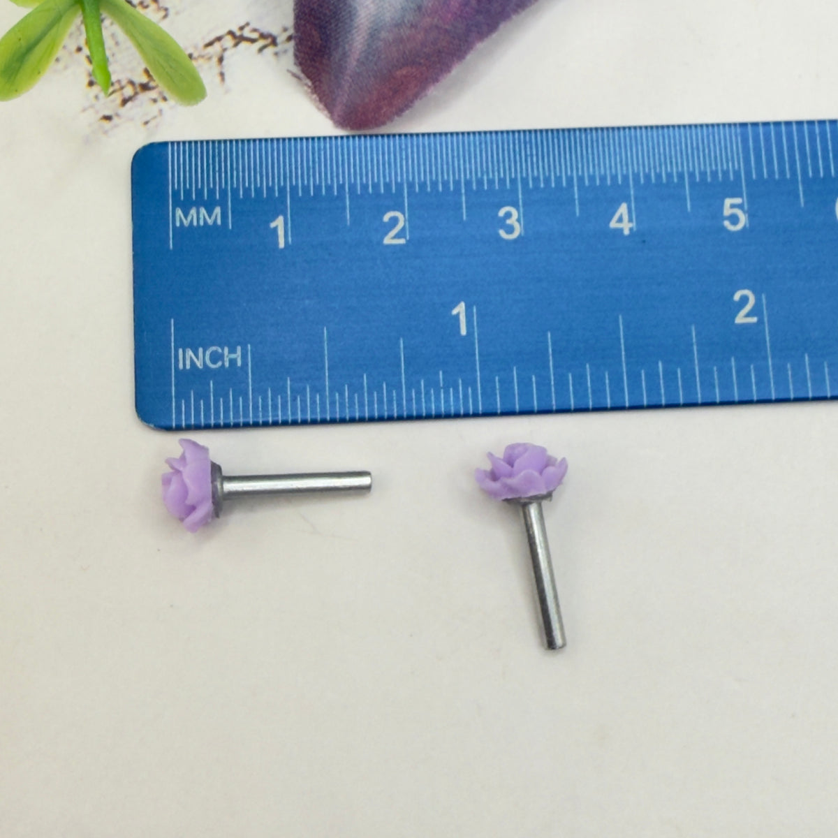 ✨Handmade Post Doll Earrings (Only fit 2mm drilled pierced ears) Designed to Fit popular 18 Inch Fashion Dolls: add a stylish touch to your favorite doll ✨

Light Purple Lilac Rose Flower 2mm Post Doll Earrings