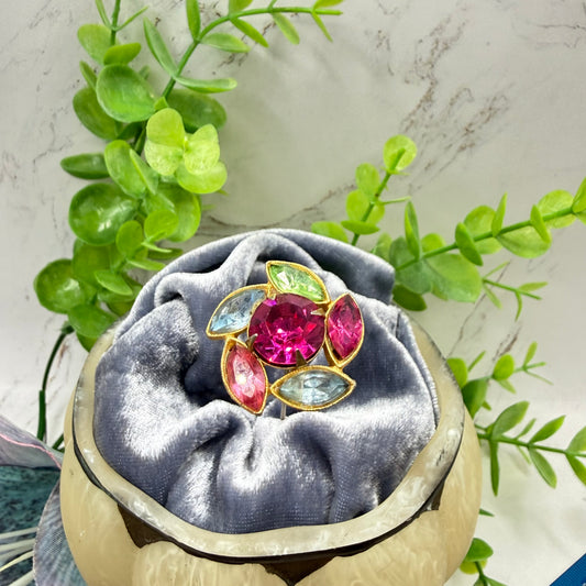 ✨ Handmade Vintage-Inspired Hatpin | Stick Pin | Hat Accessory | Sweater & Hijab Pin | Decorative Jewelry Gift for Her ✨

Multi Color Rhinestone Swirl Flower Design Topper Gold Tone 3 Inch Stick Pin / Hatpin
