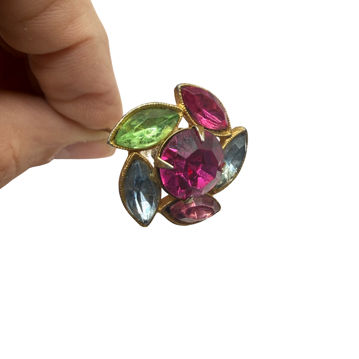 ✨ Handmade Vintage-Inspired Hatpin | Stick Pin | Hat Accessory | Sweater & Hijab Pin | Decorative Jewelry Gift for Her ✨

Multi Color Rhinestone Swirl Flower Design Topper Gold Tone 3 Inch Stick Pin / Hatpin
