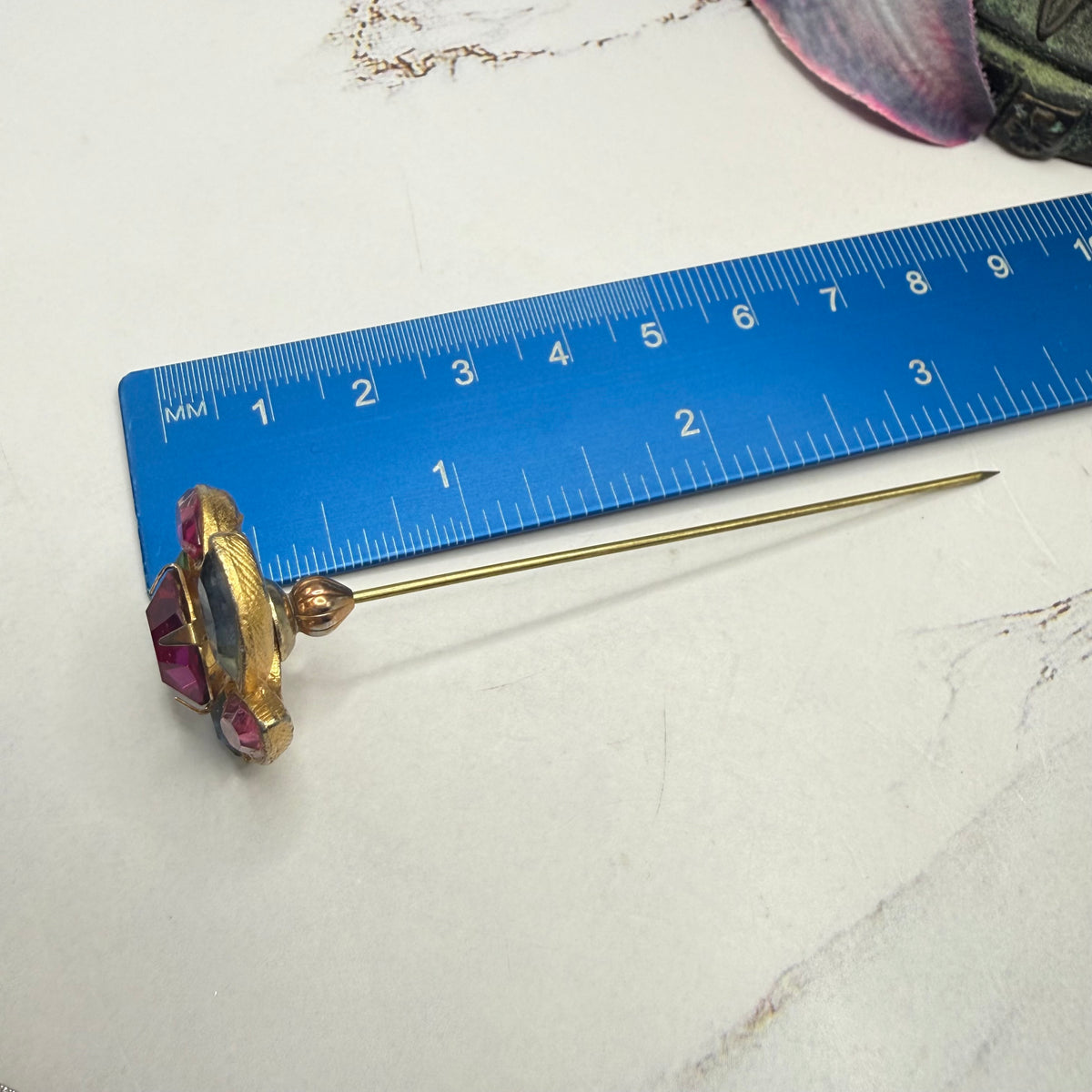 ✨ Handmade Vintage-Inspired Hatpin | Stick Pin | Hat Accessory | Sweater & Hijab Pin | Decorative Jewelry Gift for Her ✨

Multi Color Rhinestone Swirl Flower Design Topper Gold Tone 3 Inch Stick Pin / Hatpin
