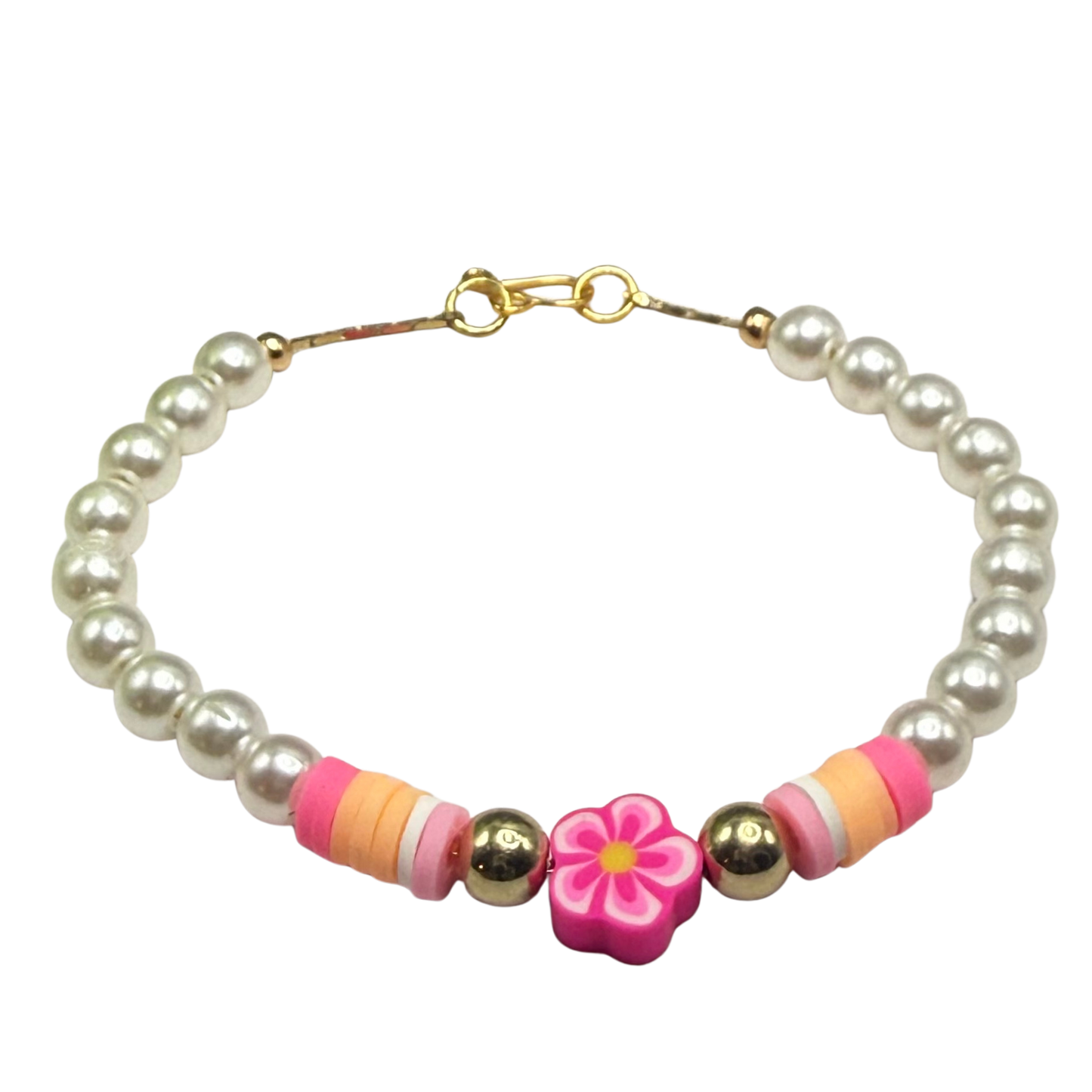 ✨Handmade Doll Jewelry Designed to Fit popular 18 Inch Fashion Dolls: add a little “Summer Fun ☀️ Beachy Style 🏝️” to your favorite doll!✨

Pink Flower Pearl Beaded Beach Hawaiian Style Doll Necklace