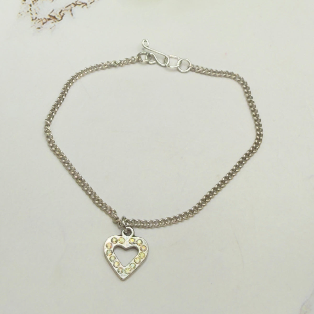 ✨Handmade Doll Jewelry Designed to Fit popular 18 Inch Fashion Dolls: add a stylish touch to your favorite doll!✨

Rhinestone Heart Charm Silver Doll Necklace