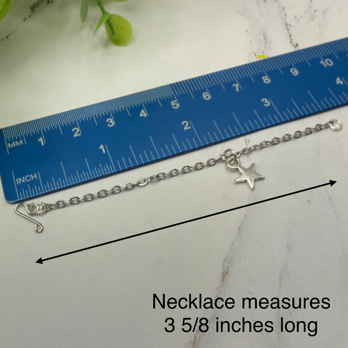 Silver Star Charm Doll Necklace for 14 Inch Fashion Dolls