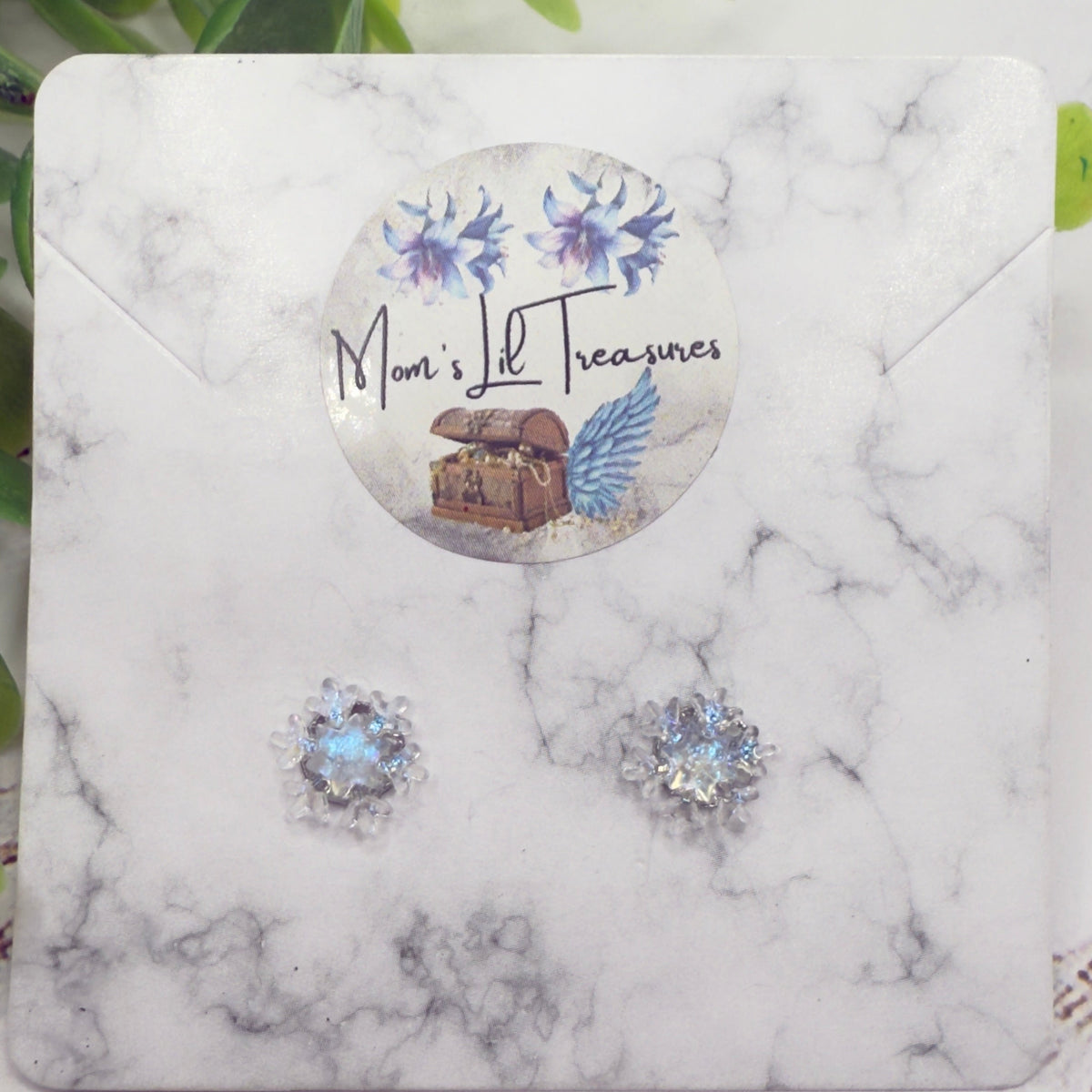 ✨Handmade Doll Jewelry Designed to Fit popular 18 Inch Fashion Dolls: add a touch of “Winter Style ❄️” to your favorite doll!✨

Sparkly Snowflake Post Doll Earrings