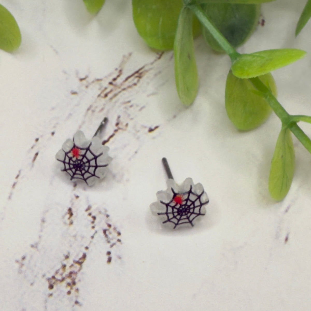 ✨Handmade Doll Jewelry Designed to Fit popular 18 Inch Fashion Dolls: add some “Spooky Halloween 🎃” style to your favorite doll!✨

Spider Web Halloween Stud Doll Earrings